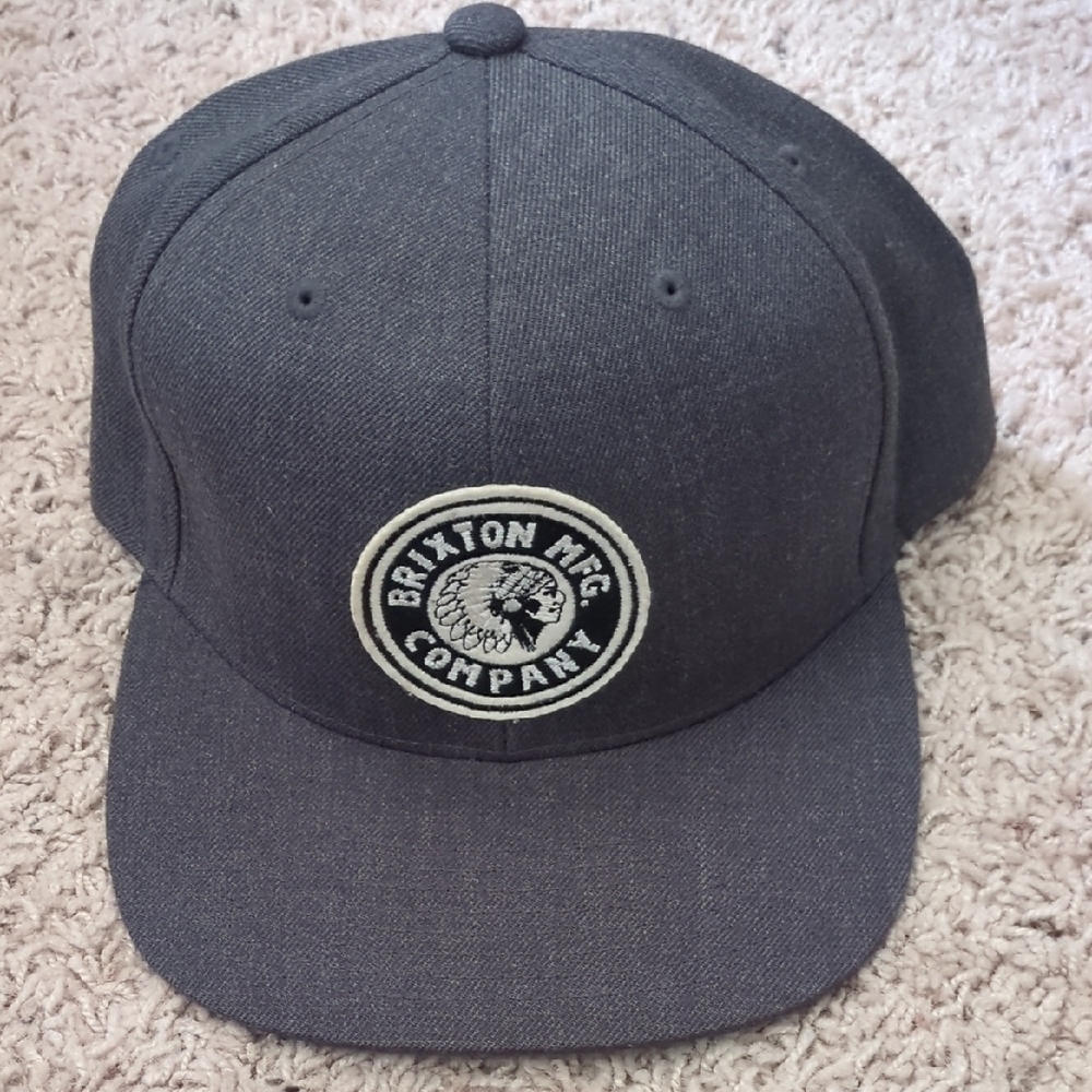 Brixton Charcoal Snapback